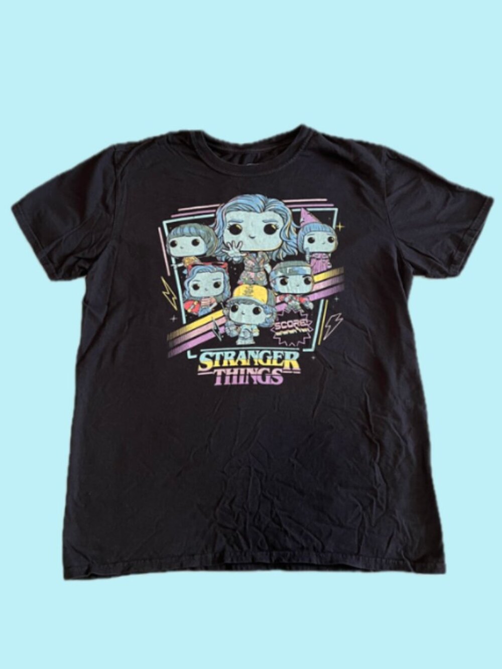 Funko Stranger Things Unisex Short-Sleeve Tee Shirt- Large